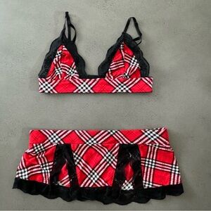 Sexy school girl costume size 0/S